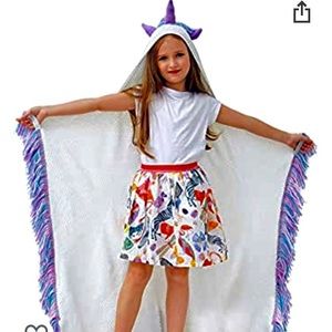 Girls unicorn blanket